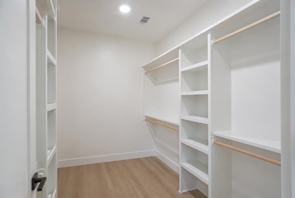 Removed flooring and restored interior after restoration